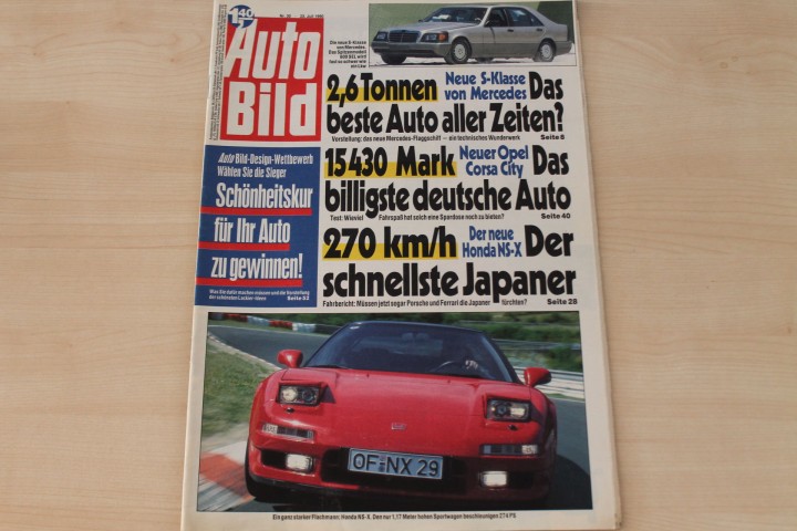 Deckblatt Auto Bild (30/1990)